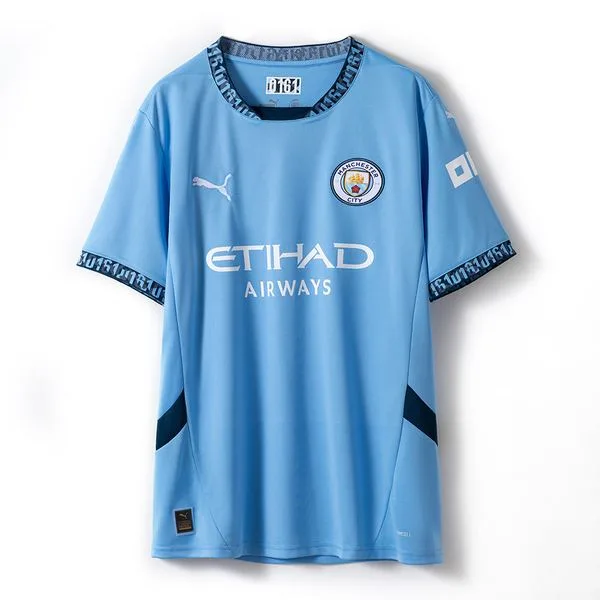 Camiseta de fútbol Manchester City 2024/25 LOCAL MANGA CORTA VERSION FAN